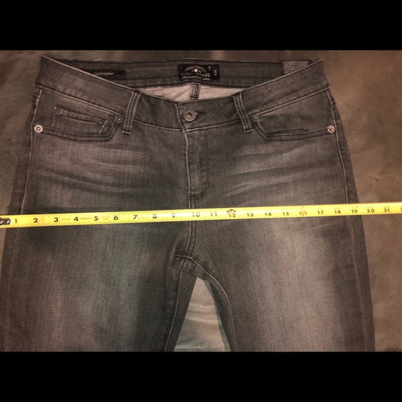 NWT-Lucky Brand “Lolita” Skinny Gray Jeans-6/28 - Picture 10 of 11